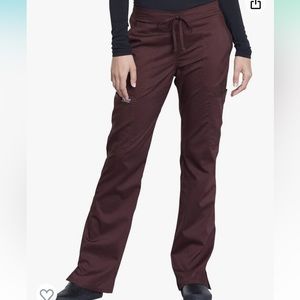 NWT Cherokee Women Petite Workwear Revolution, Drawstring Scrub Pants, WW120P